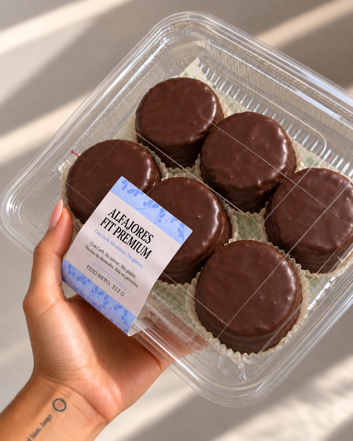 Alfajores clásicos 70% x6