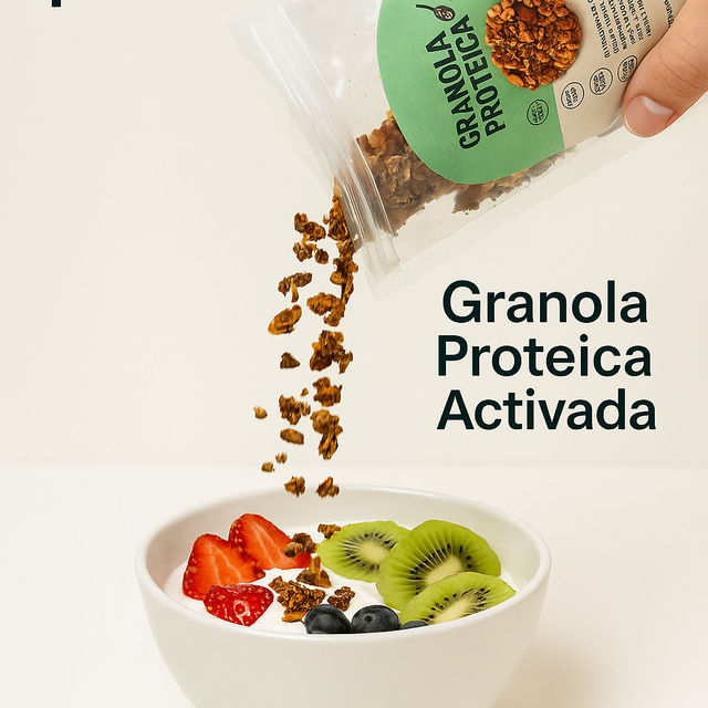 Granola proteica