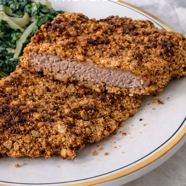 Milanesa proteica de carne