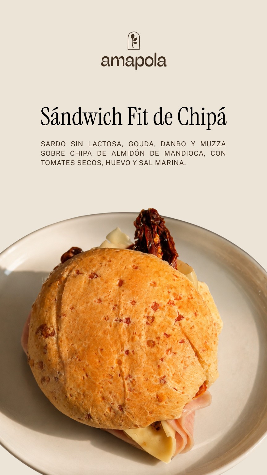 Sándwich de chipa fit