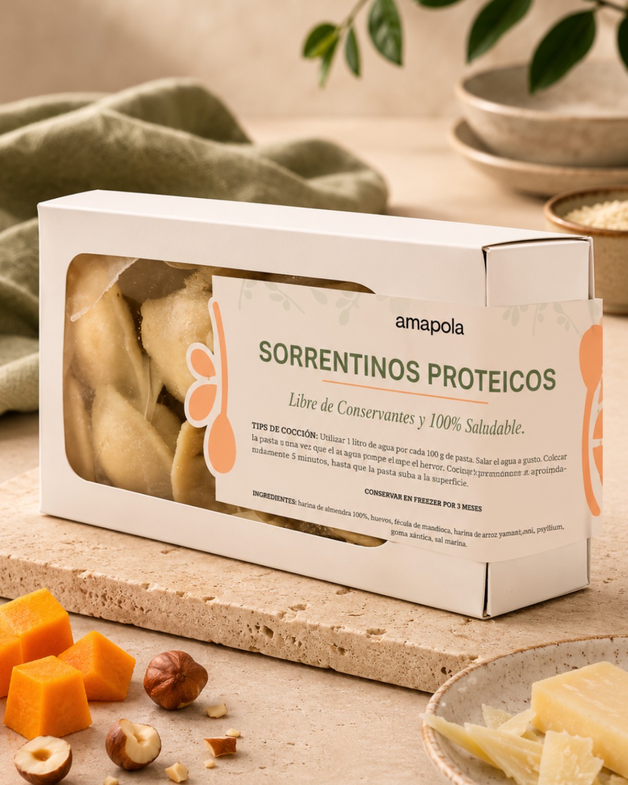 Sorrentinos proteicos